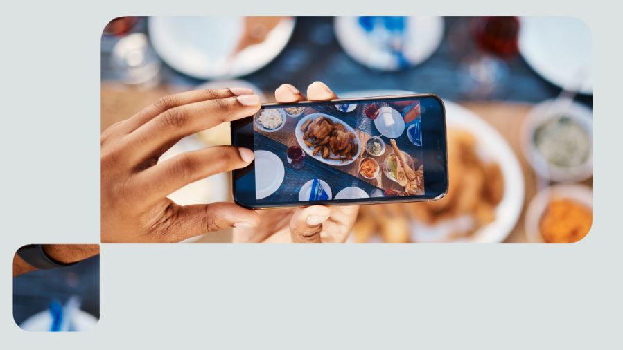 homem tirando foto de produto para vender no instagram