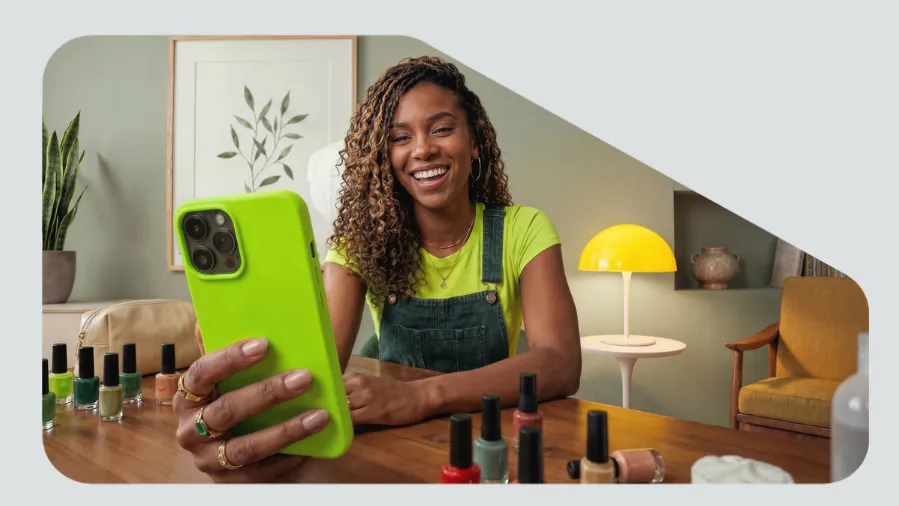 empreendedora agendando pix no App Ton